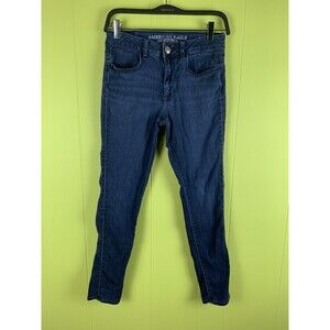 AE American Eagle Women's Jeans Size 6 Stretch Hi-Rise Jegging AEO Denim